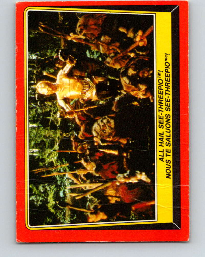 1983 OPC Star Wars Return Of The Jedi #80 All Hail See-Threepio V42508