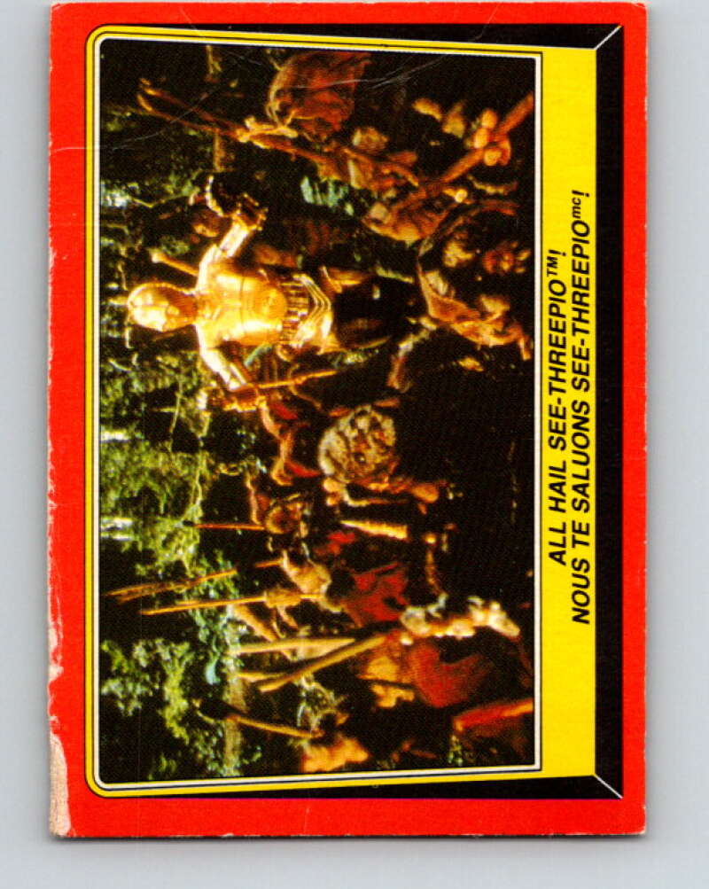 1983 OPC Star Wars Return Of The Jedi #80 All Hail See-Threepio V42509