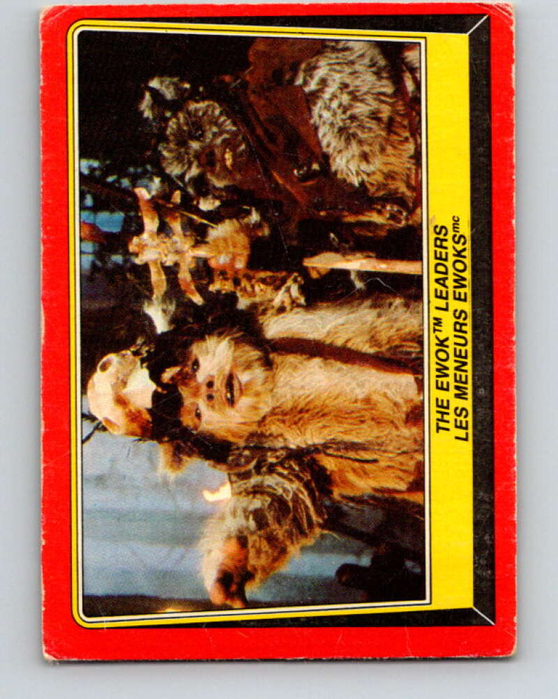 1983 OPC Star Wars Return Of The Jedi #84 The Ewok Leaders V42518