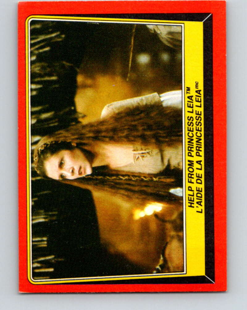 1983 OPC Star Wars Return Of The Jedi #86 Help from Princess Leia V42524