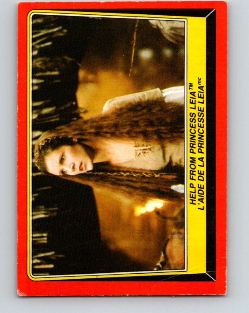 1983 OPC Star Wars Return Of The Jedi #86 Help from Princess Leia V42525