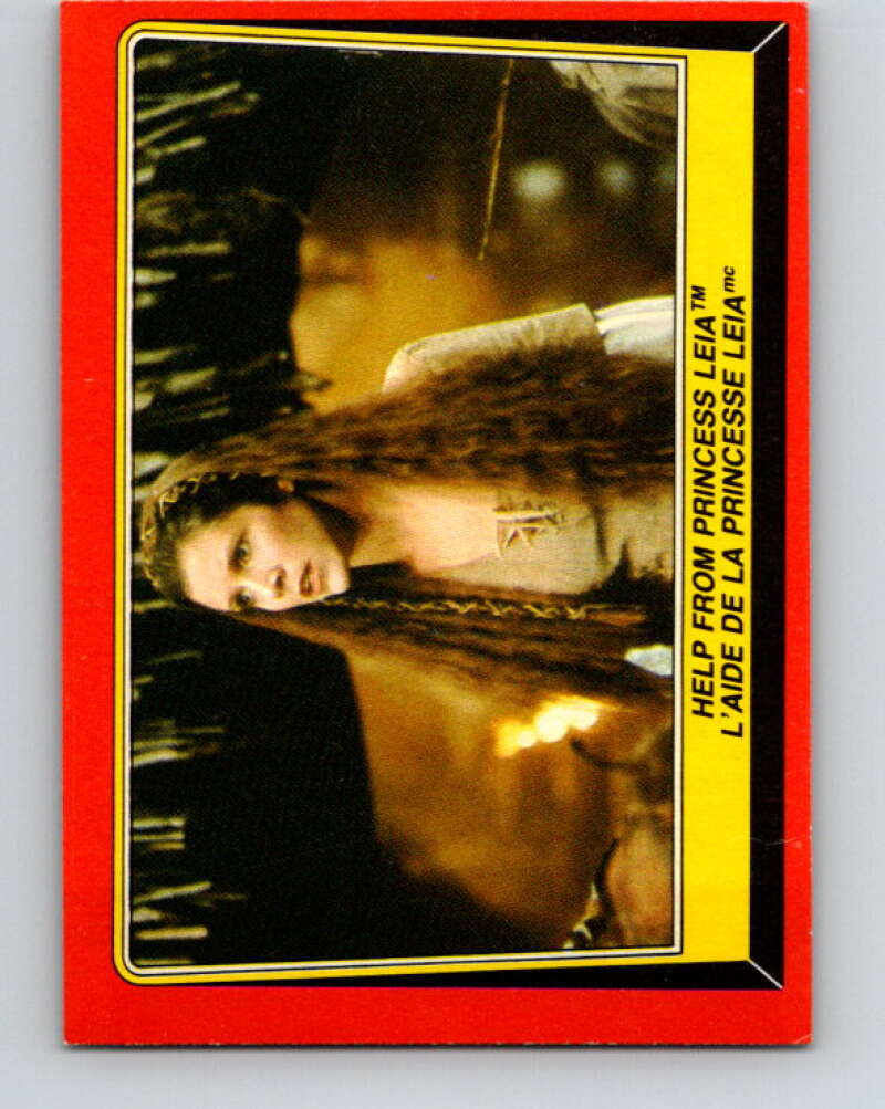 1983 OPC Star Wars Return Of The Jedi #86 Help from Princess Leia V42527