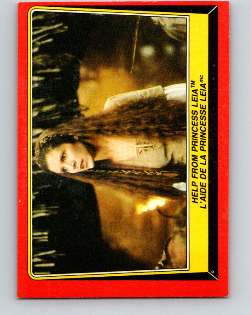 1983 OPC Star Wars Return Of The Jedi #86 Help from Princess Leia V42529