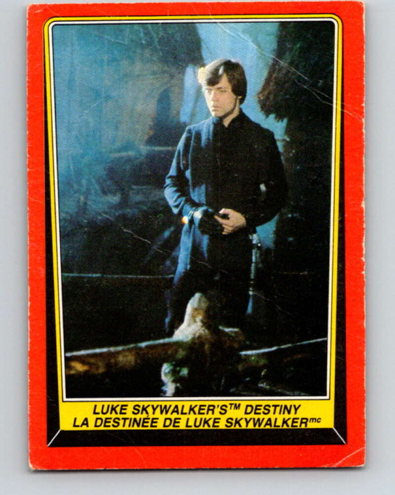 1983 OPC Star Wars Return Of The Jedi #94 Luke Skywalker's Destiny V42557