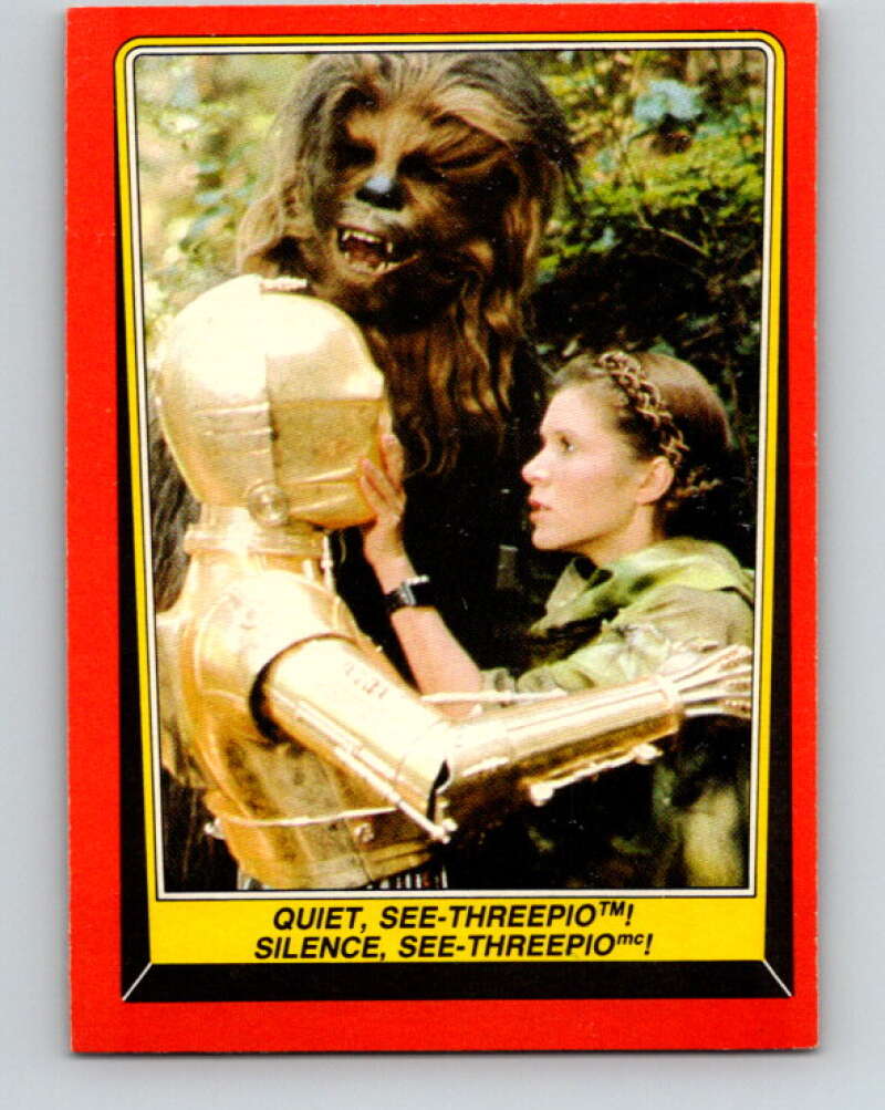 1983 OPC Star Wars Return Of The Jedi #95 Quiet/See-Threepio V42558