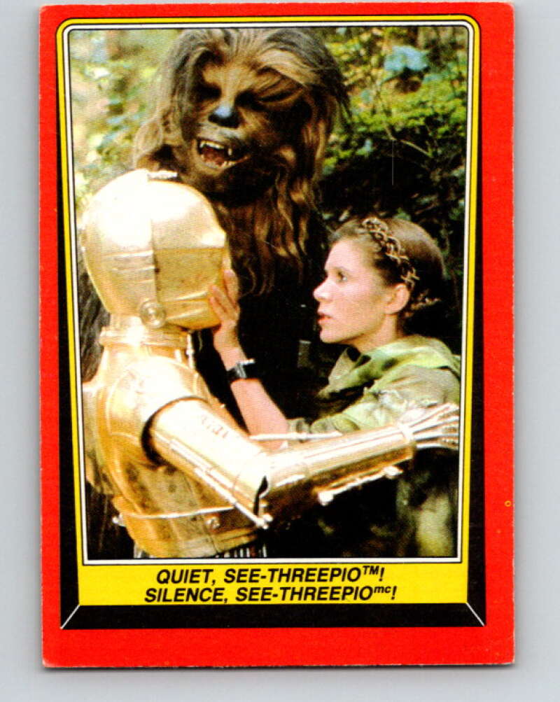 1983 OPC Star Wars Return Of The Jedi #95 Quiet/See-Threepio V42559