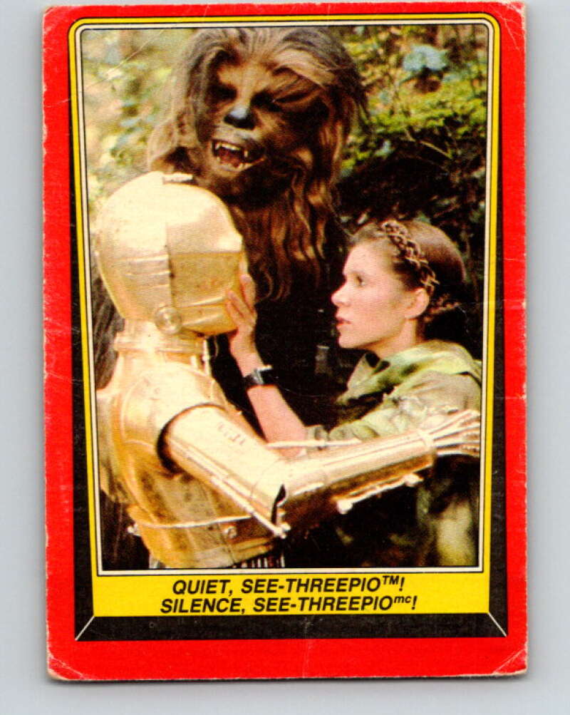 1983 OPC Star Wars Return Of The Jedi #95 Quiet/See-Threepio V42560