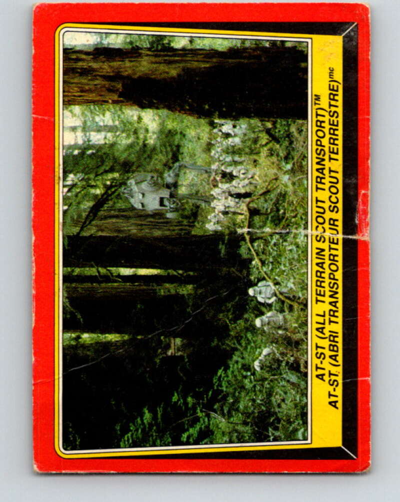 1983 OPC Star Wars Return Of The Jedi #106 AT-ST All Terrain Scout Transport V42618