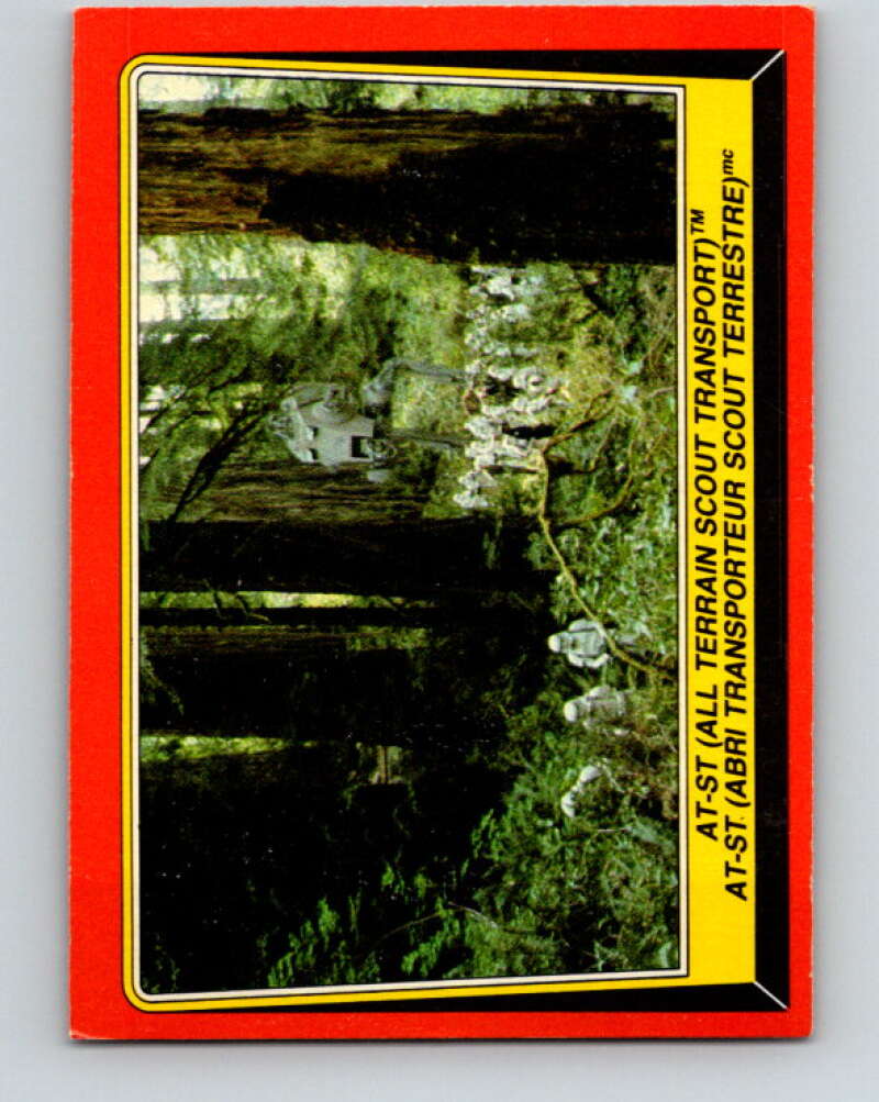 1983 OPC Star Wars Return Of The Jedi #106 AT-ST All Terrain Scout Transport V42619