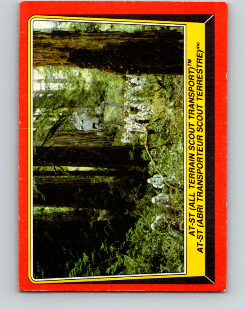 1983 OPC Star Wars Return Of The Jedi #106 AT-ST All Terrain Scout Transport V42620