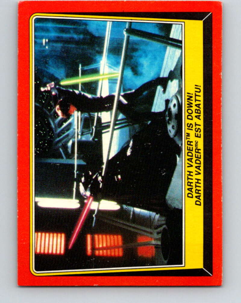 1983 OPC Star Wars Return Of The Jedi #121 Darth Vader Is Down V42674