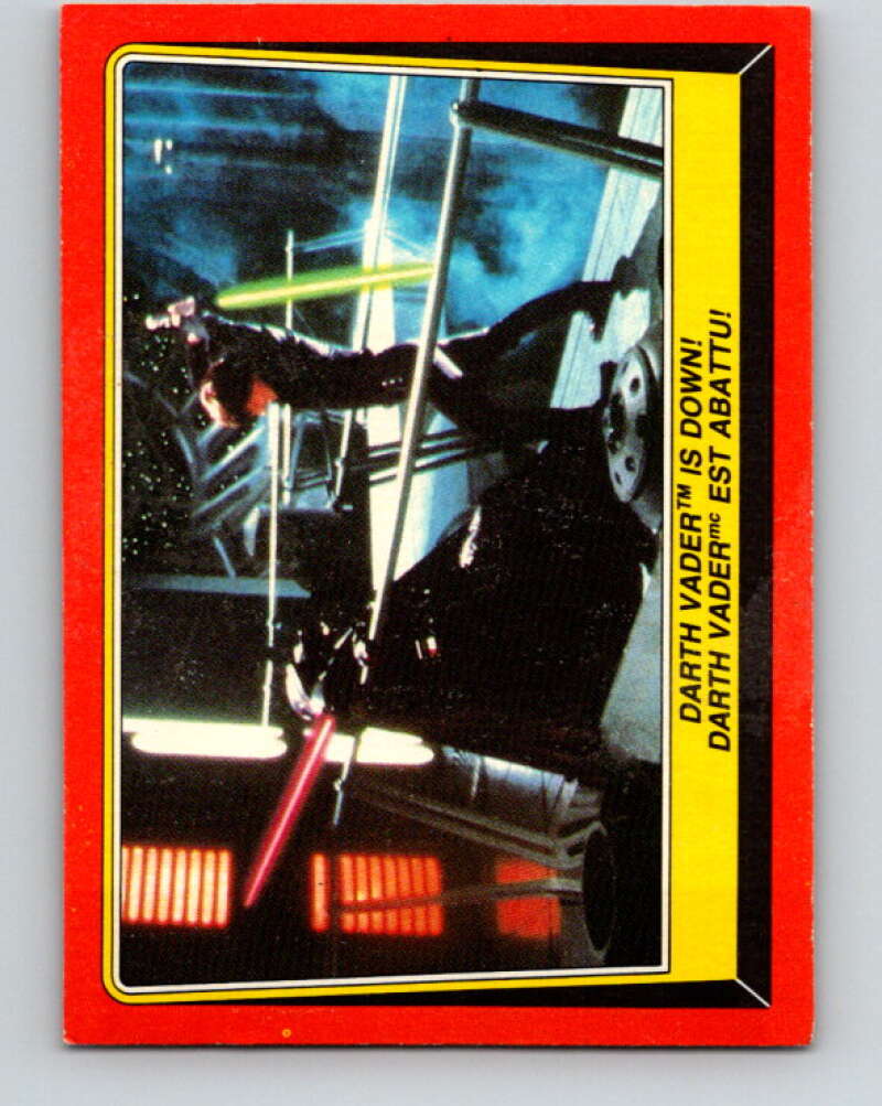 1983 OPC Star Wars Return Of The Jedi #121 Darth Vader Is Down V42678
