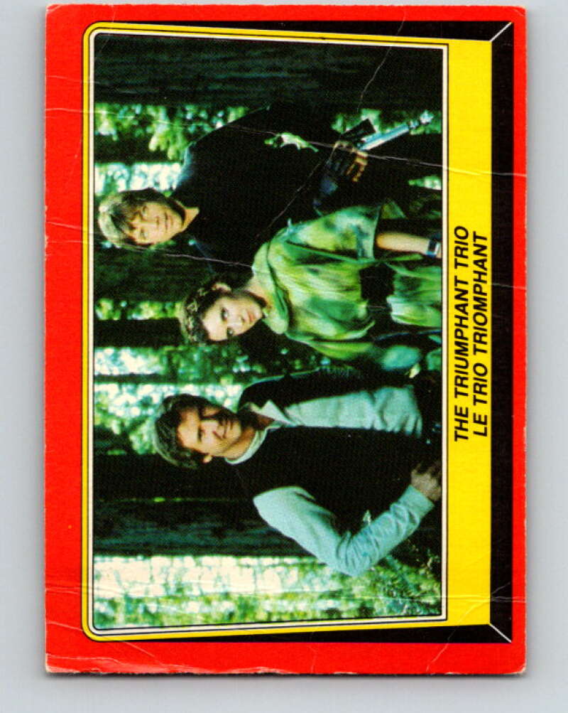 1983 OPC Star Wars Return Of The Jedi #128 The Triumphant Trio V42714