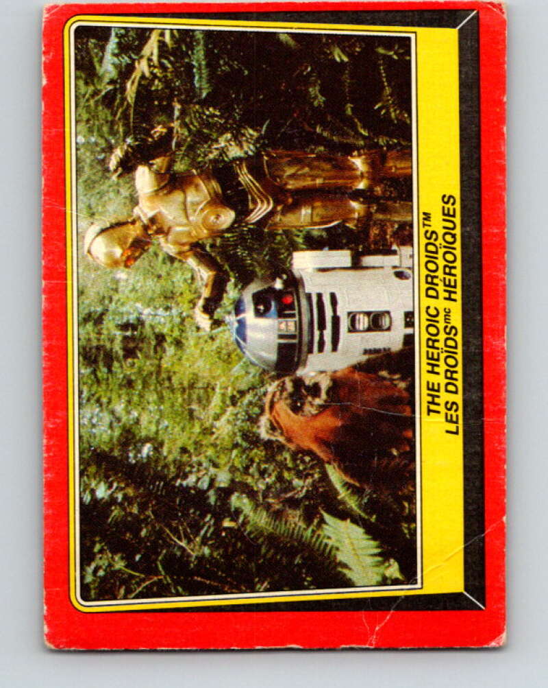 1983 OPC Star Wars Return Of The Jedi #129 The Heroic Droids V42718