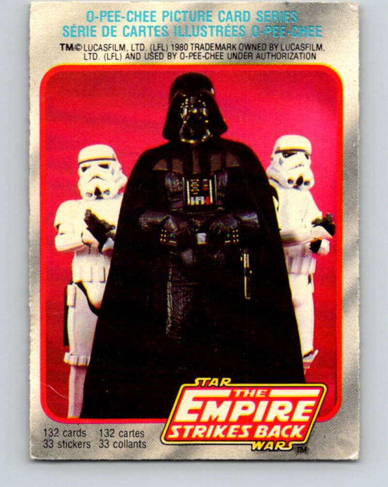 1980 OPC The Empire Strikes Back #1 Introduction V42738