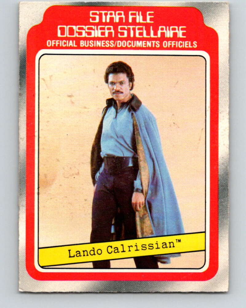 1980 OPC The Empire Strikes Back #8 Lando Calrissian V42763