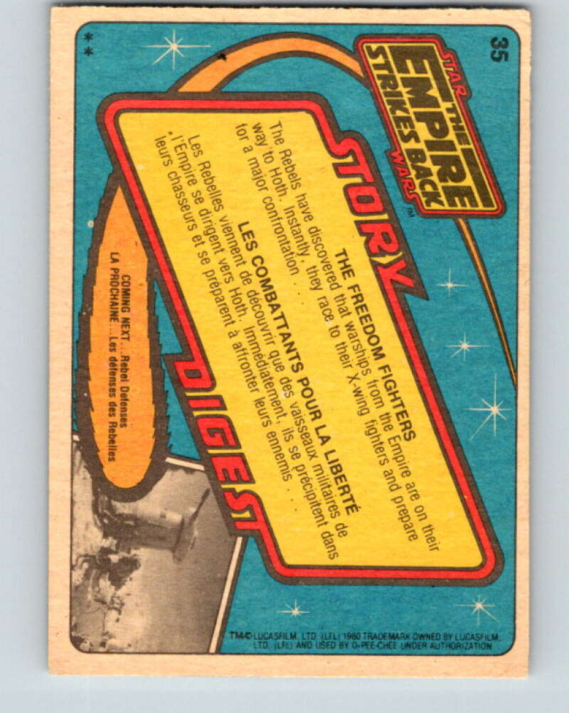 1980 OPC The Empire Strikes Back #35 The Freedom Fighters V42850