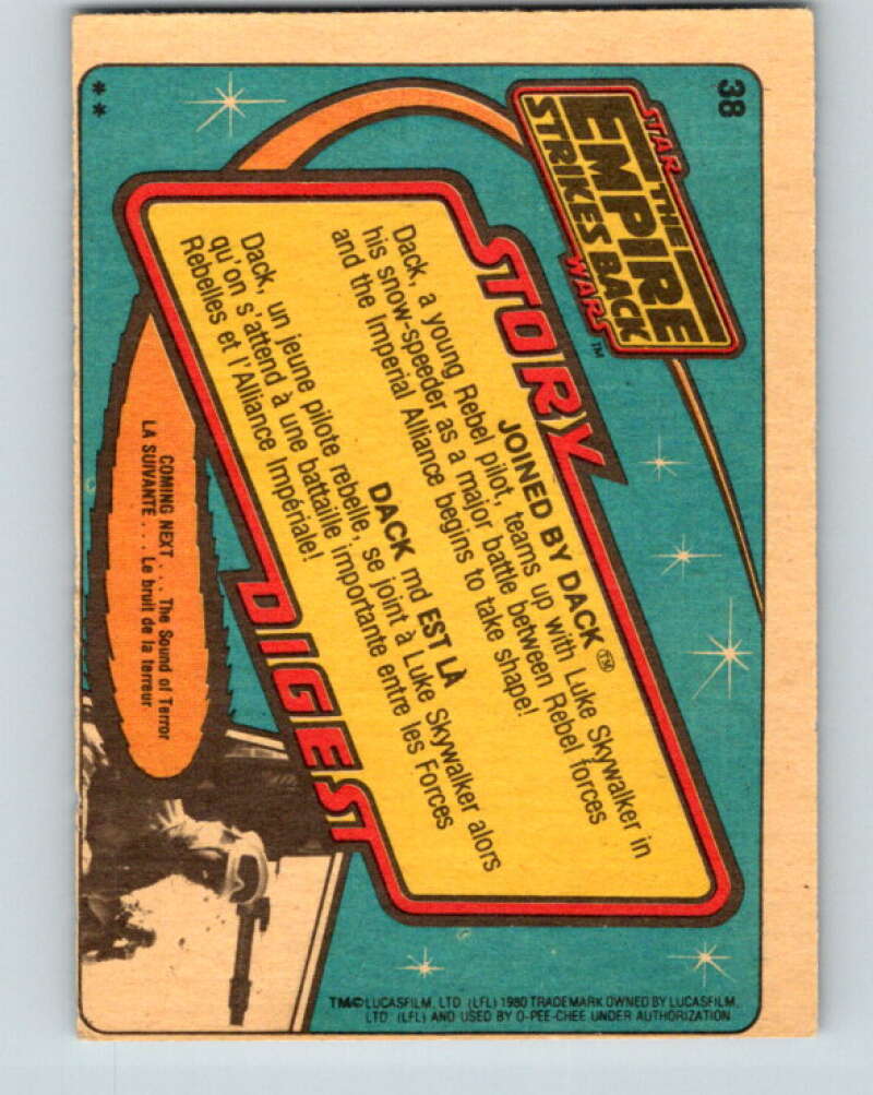 1980 OPC The Empire Strikes Back #38 Joined by Dack V42859