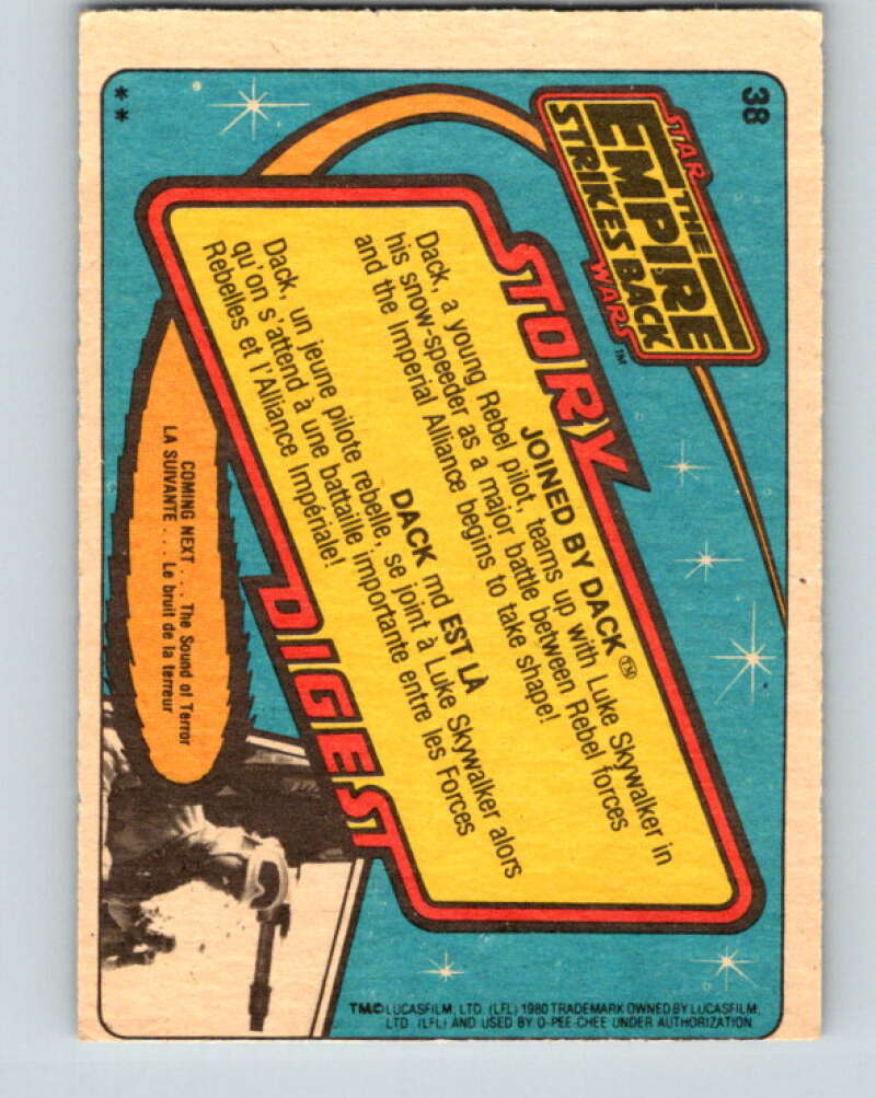 1980 OPC The Empire Strikes Back #38 Joined by Dack V42860