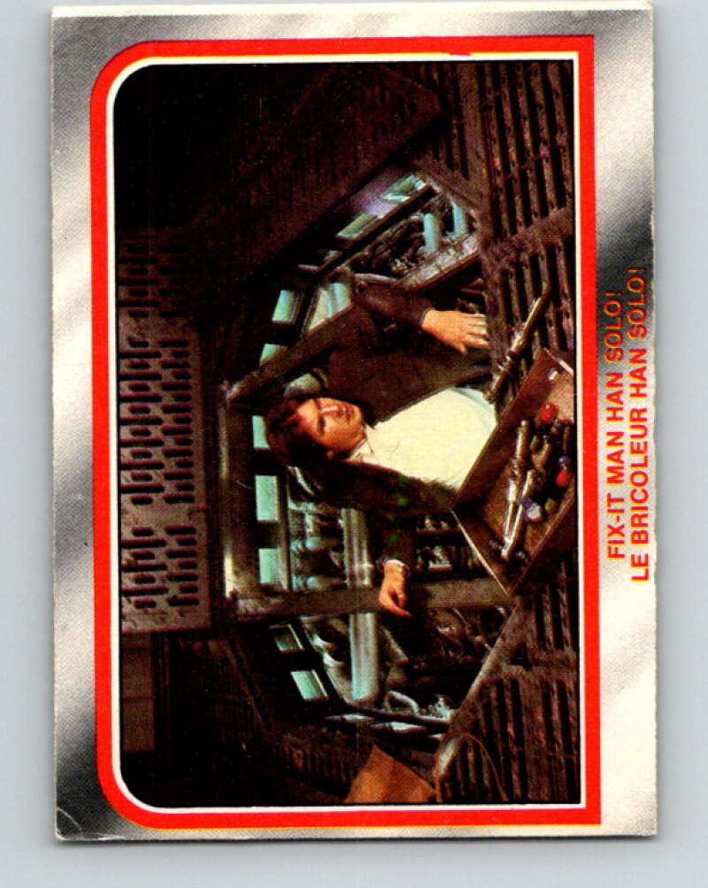 1980 OPC The Empire Strikes Back #55 Fix-It Man Han Solo! V42898