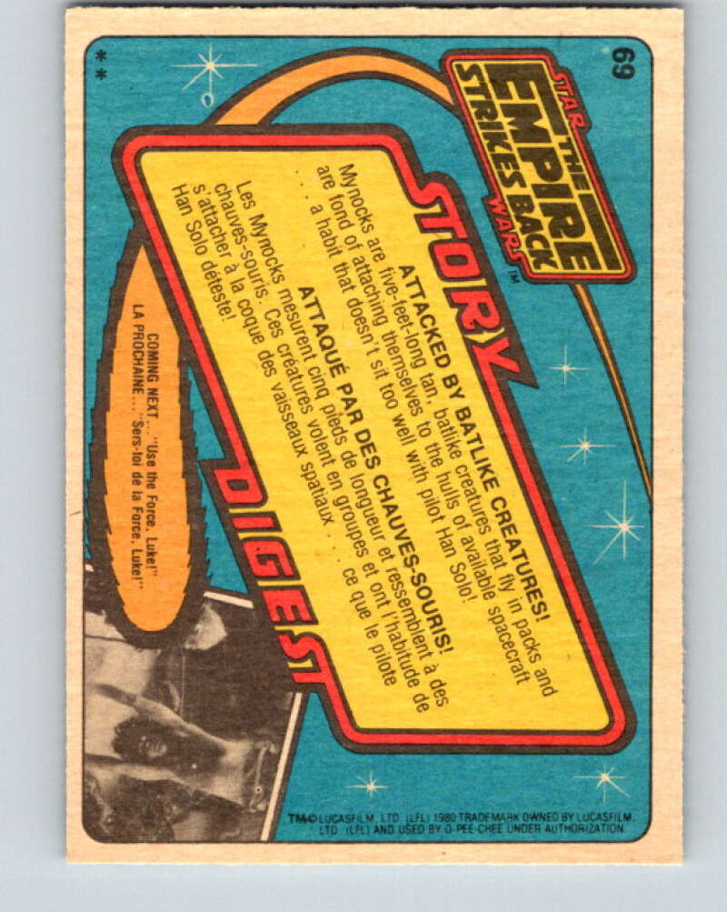 1980 OPC The Empire Strikes Back #69 Attacked by Batlike Creatures! V42949