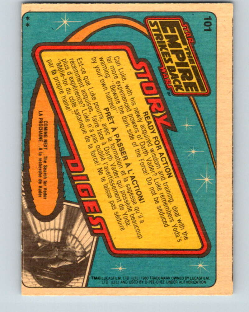 1980 OPC The Empire Strikes Back #101 Ready for Action! V43057