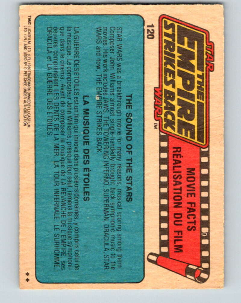 1980 OPC The Empire Strikes Back #120 Snow Walkers V43114