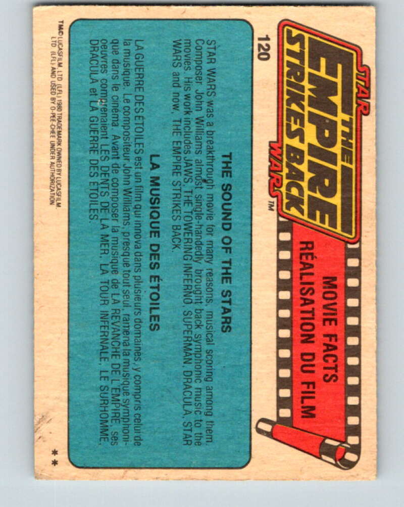 1980 OPC The Empire Strikes Back #120 Snow Walkers V43116