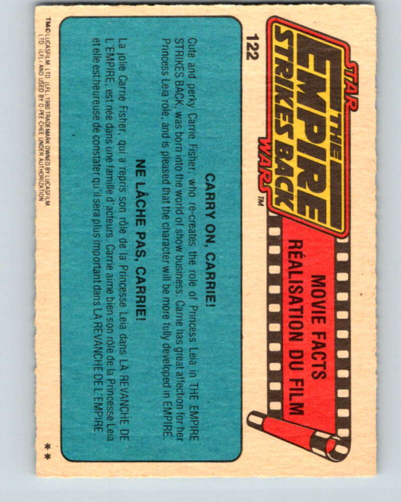 1980 OPC The Empire Strikes Back #122 Darth Vader V43119