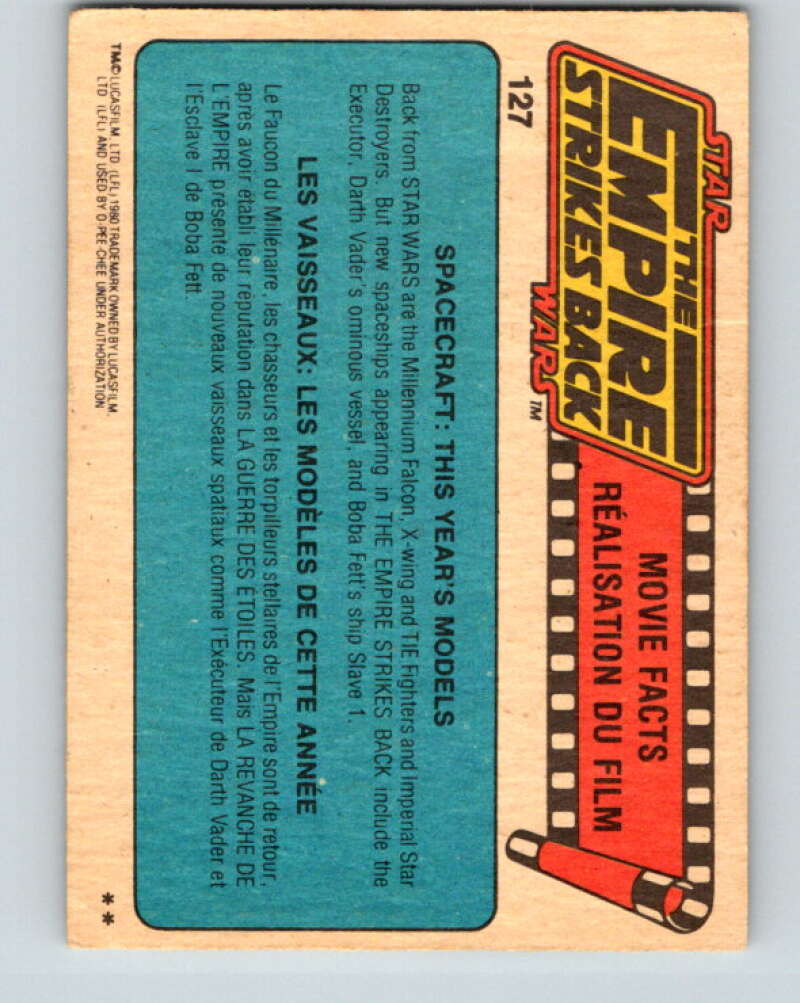 1980 OPC The Empire Strikes Back #127 Luke Battling Darth V43138