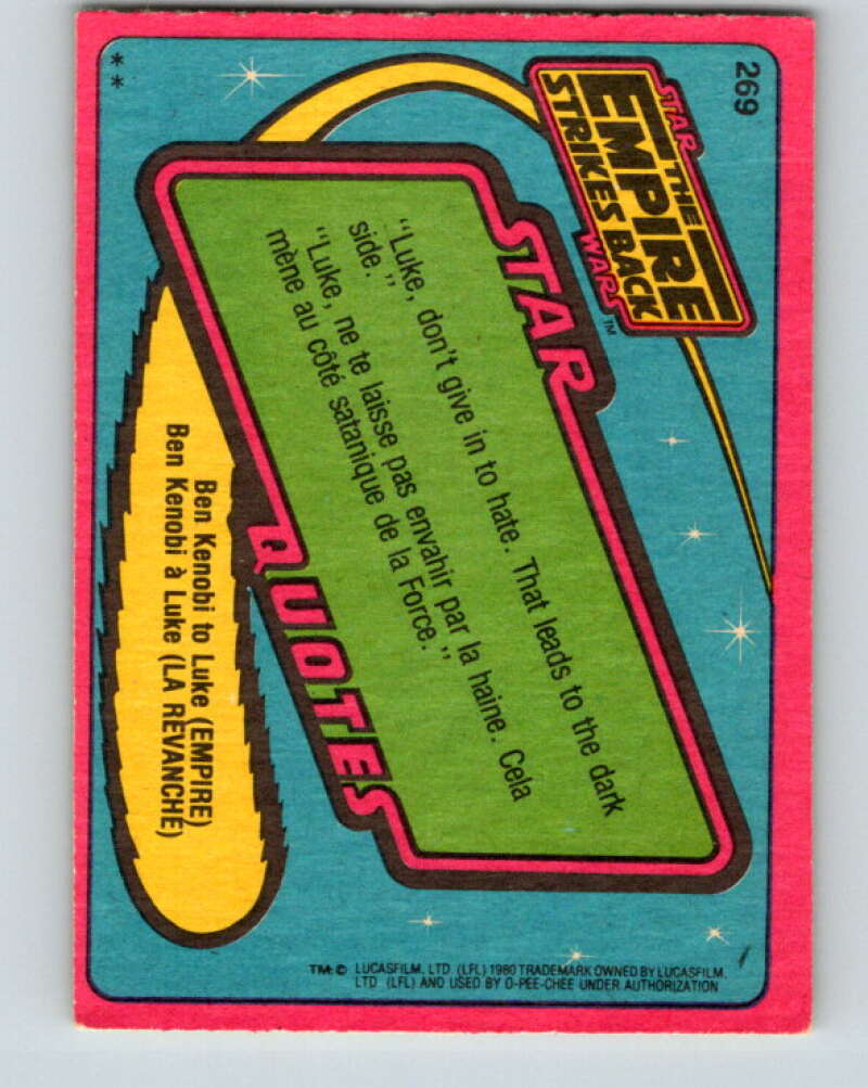 1980 OPC The Empire Strikes Back #269 C-3PO V43170