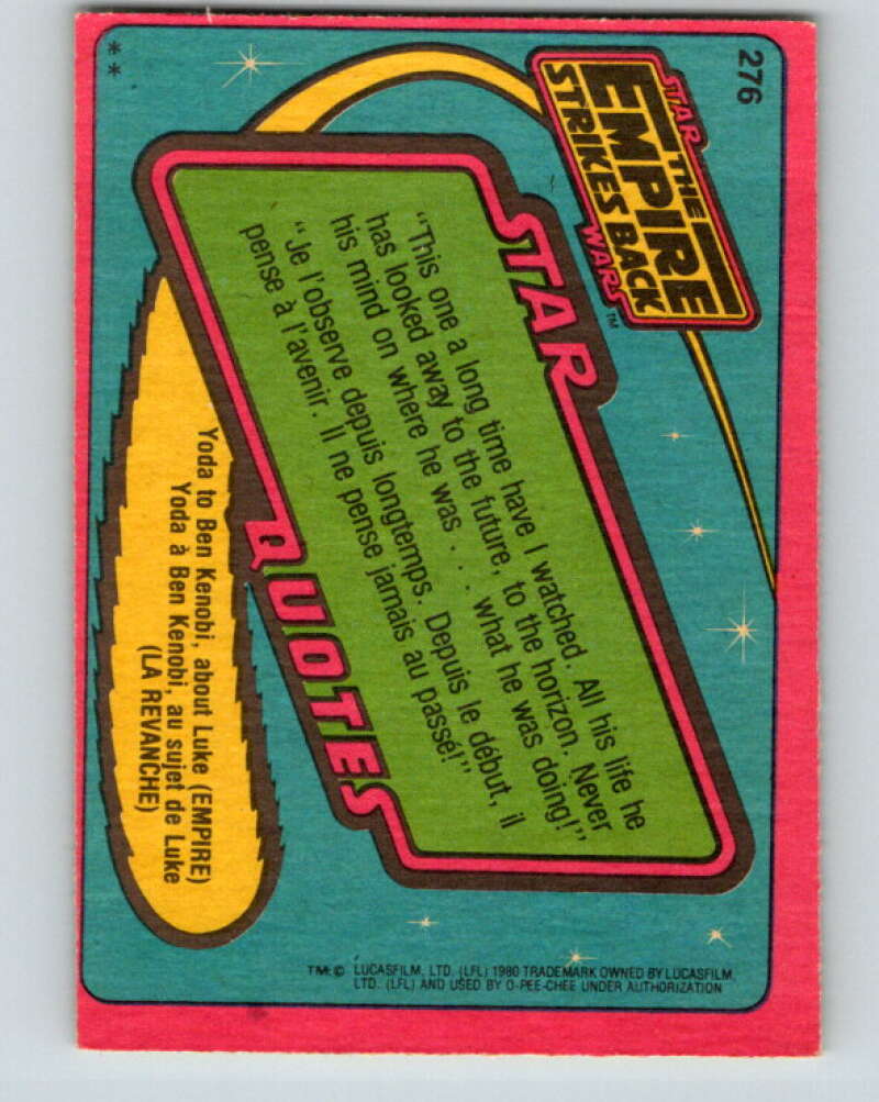 1980 OPC The Empire Strikes Back #276 IG-88 V43178