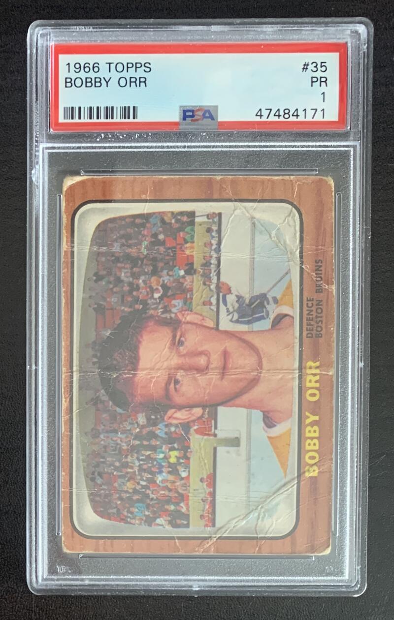 1966-67 Topps NHL Hockey Complete Set 1-132 Bobby Orr Rookie PSA - Clean Backs