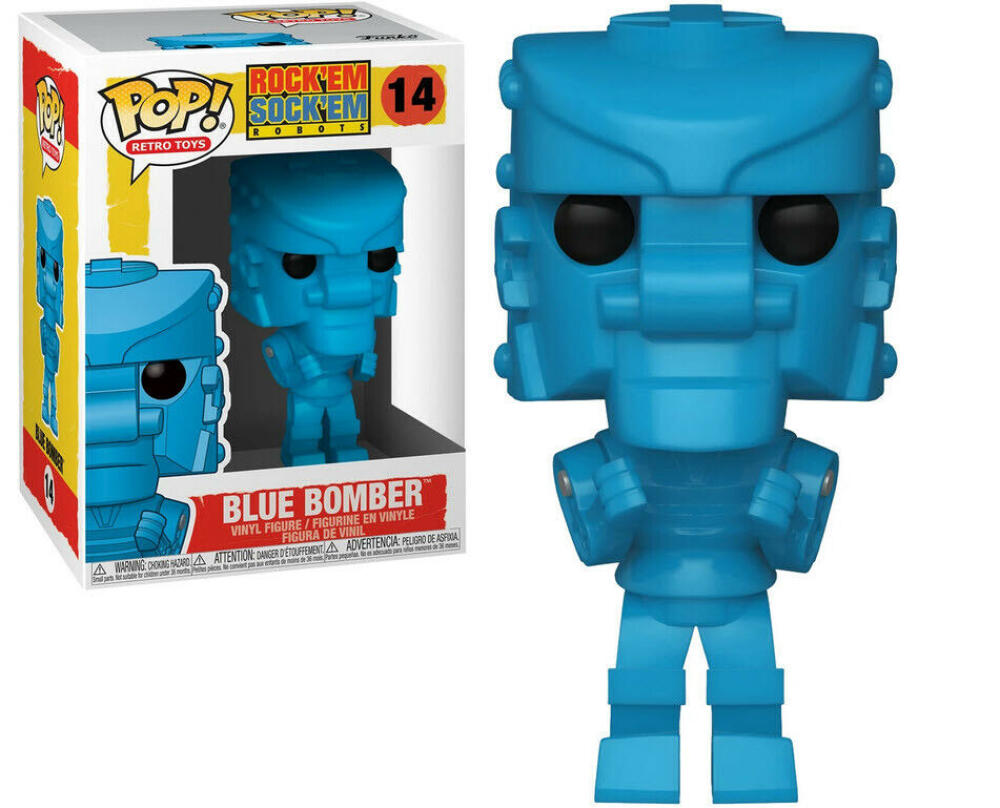 Funko Pop - 14 Retro Toys - Rock'em Sock'em - Blue Bomber Vinyl Figure Image 1
