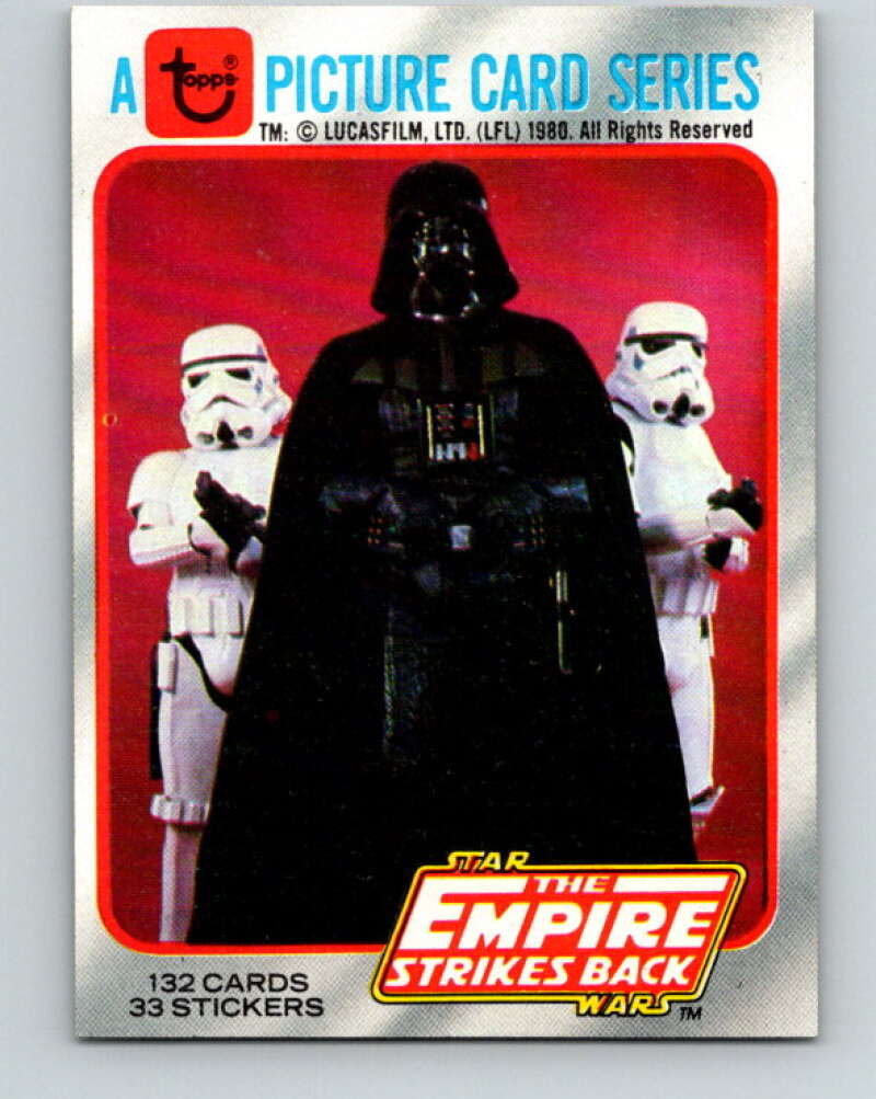 1980 Topps The Empire Strikes Back #1 Introduction V43306