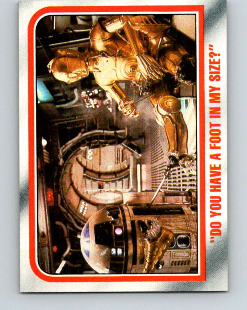 1980 Topps The Empire Strikes Back #117 Have a Foot In My Size? V43549