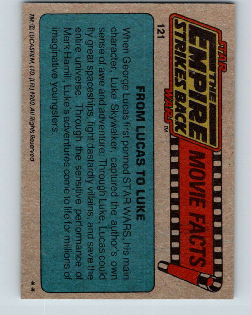 1980 Topps The Empire Strikes Back #121 The Pursued V43561