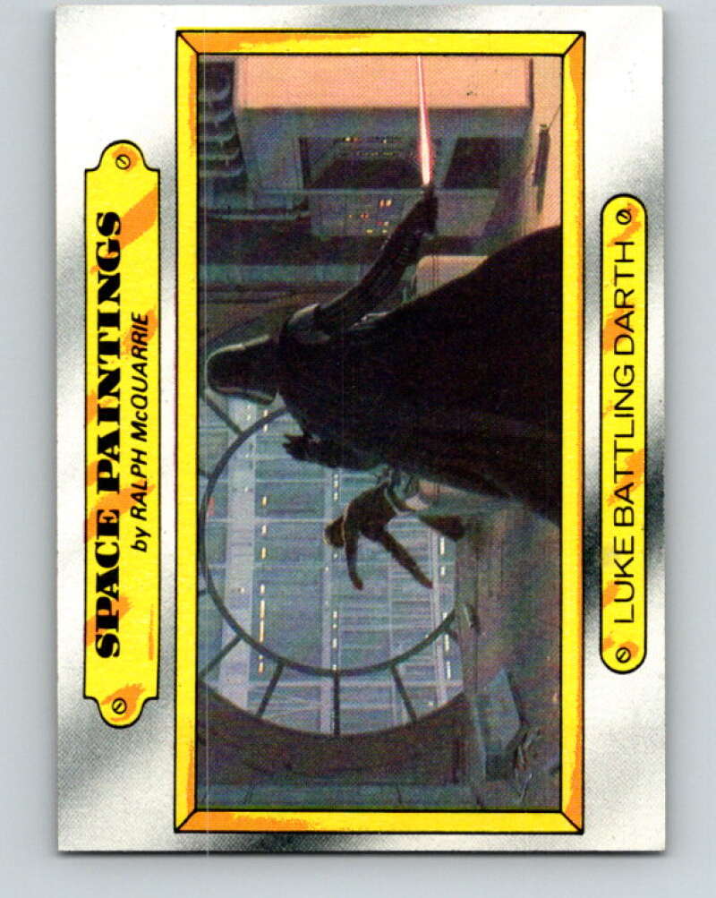 1980 Topps The Empire Strikes Back #127 Luke Battling Darth V43574