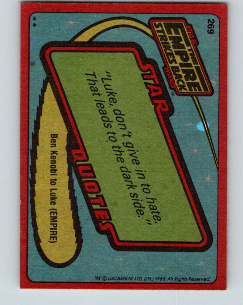1980 Topps The Empire Strikes Back #269 C-3PO V43605