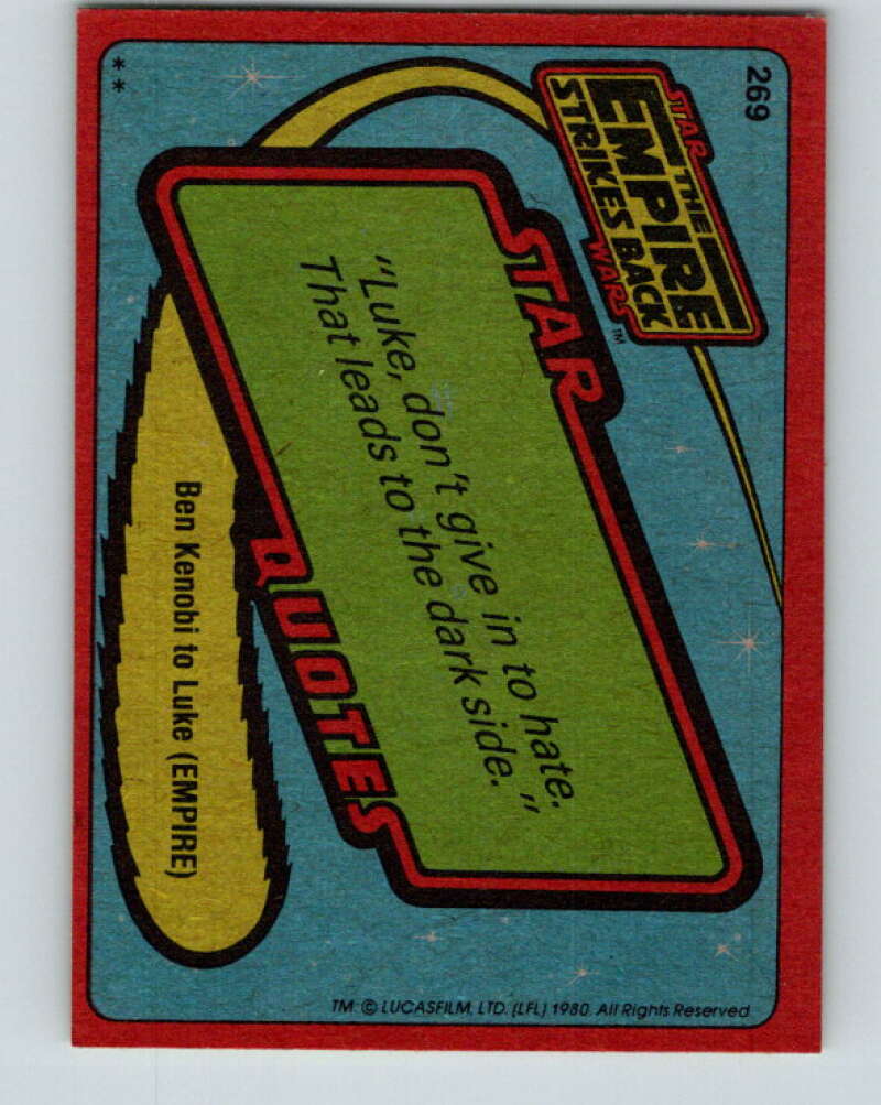 1980 Topps The Empire Strikes Back #269 C-3PO V43609