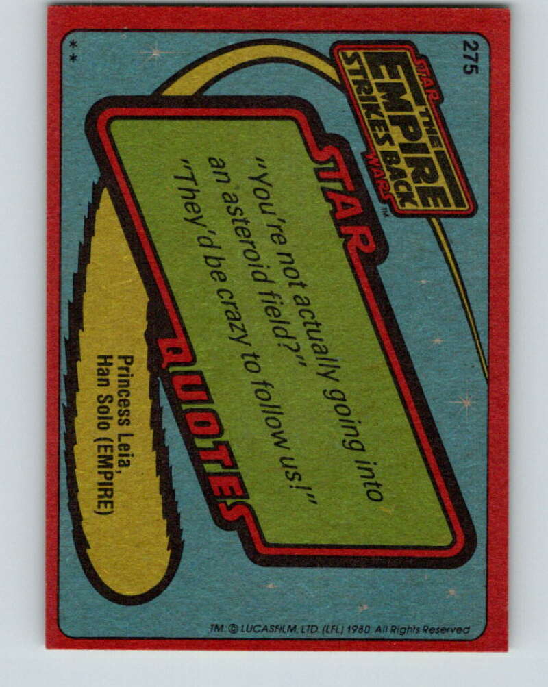 1980 Topps The Empire Strikes Back #275 Bossk V43646