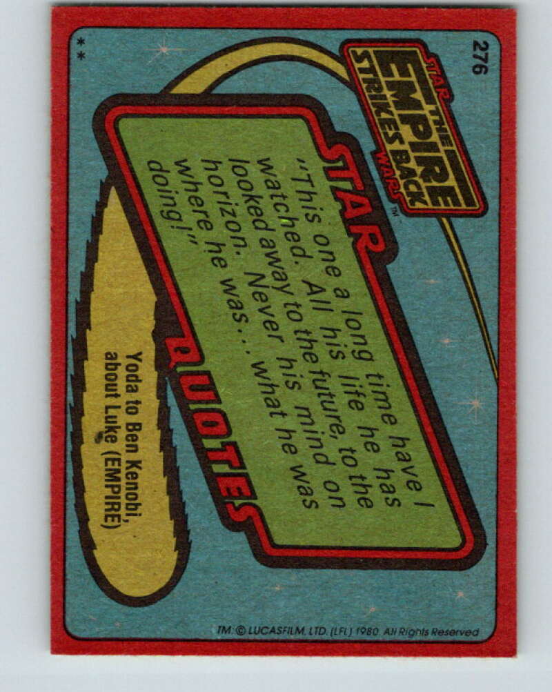 1980 Topps The Empire Strikes Back #276 IG-88 V43648