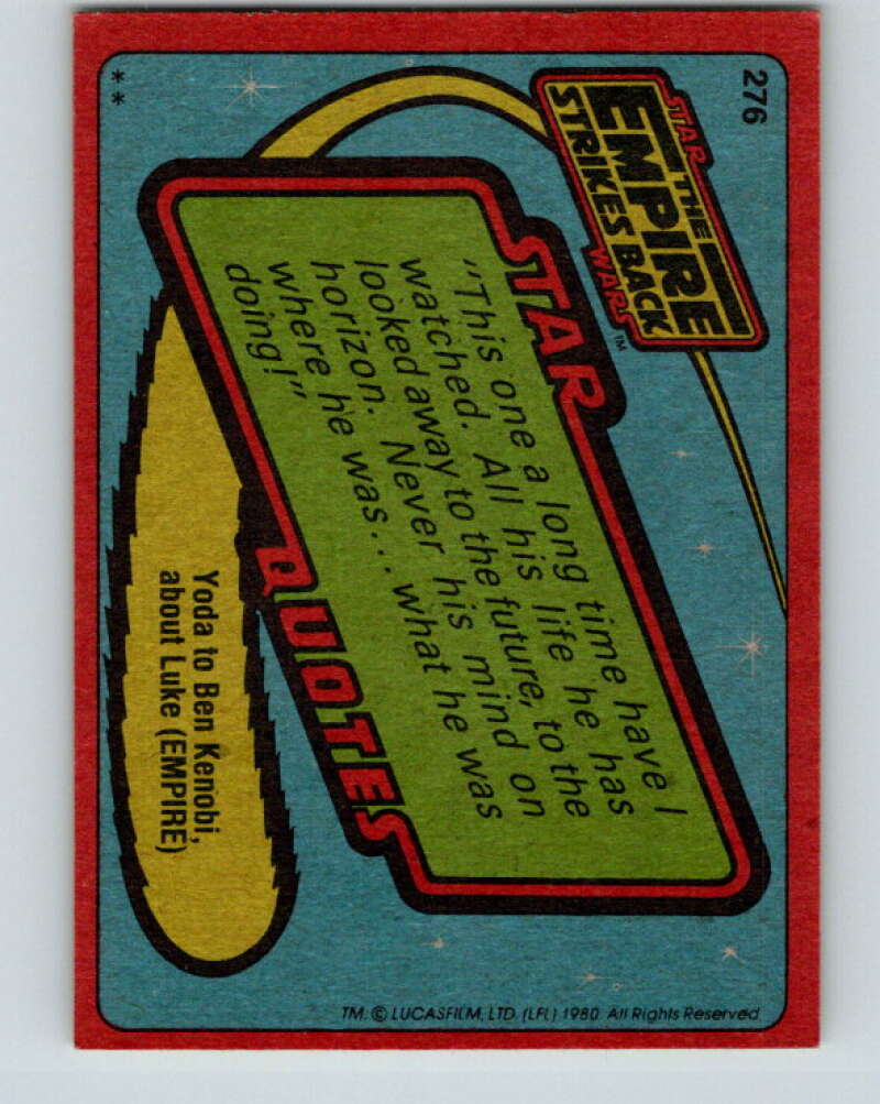 1980 Topps The Empire Strikes Back #276 IG-88 V43649