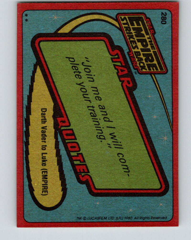 1980 Topps The Empire Strikes Back #280 Stormtrooper V43670