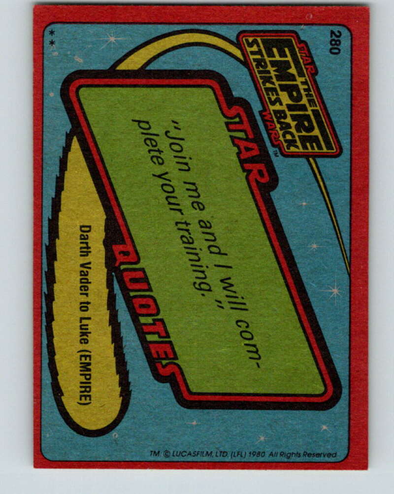 1980 Topps The Empire Strikes Back #280 Stormtrooper V43672