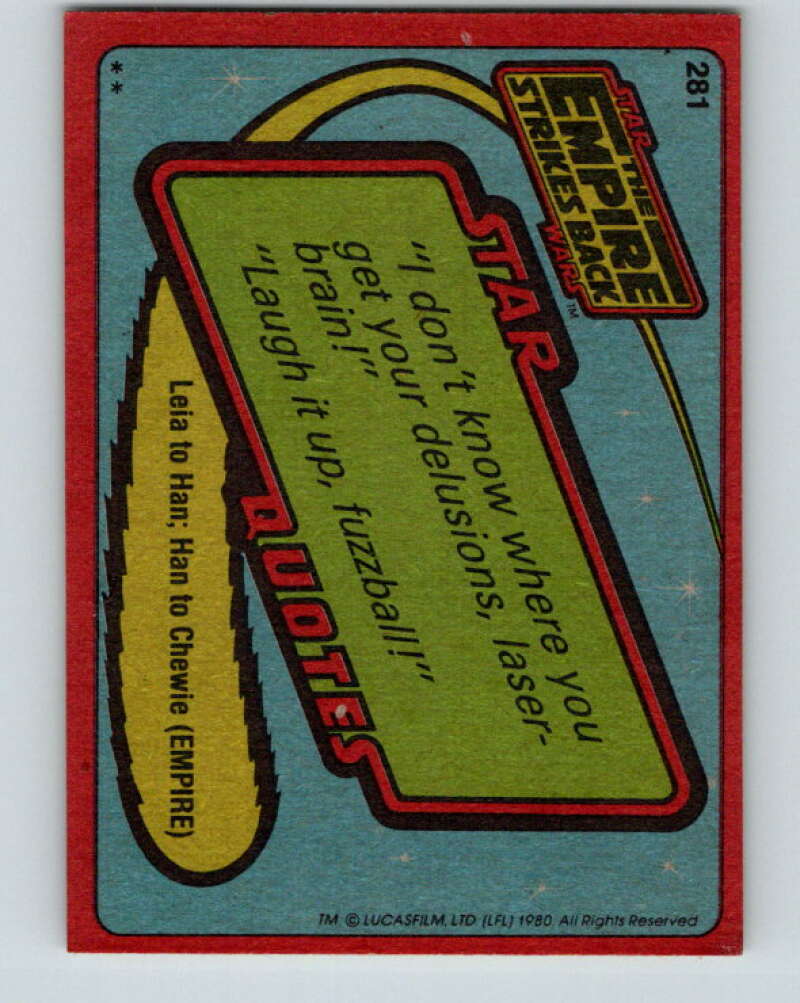 1980 Topps The Empire Strikes Back #281 Yoda V43680