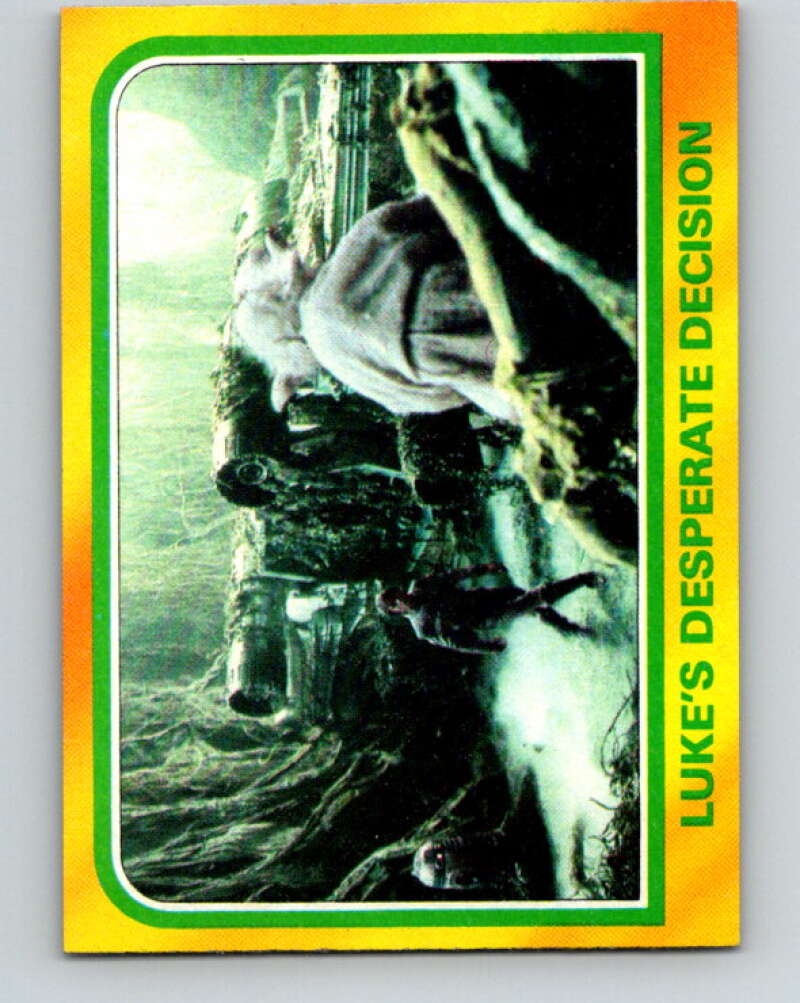 1980 Topps The Empire Strikes Back #304 Luke's Desperate Decision V43814