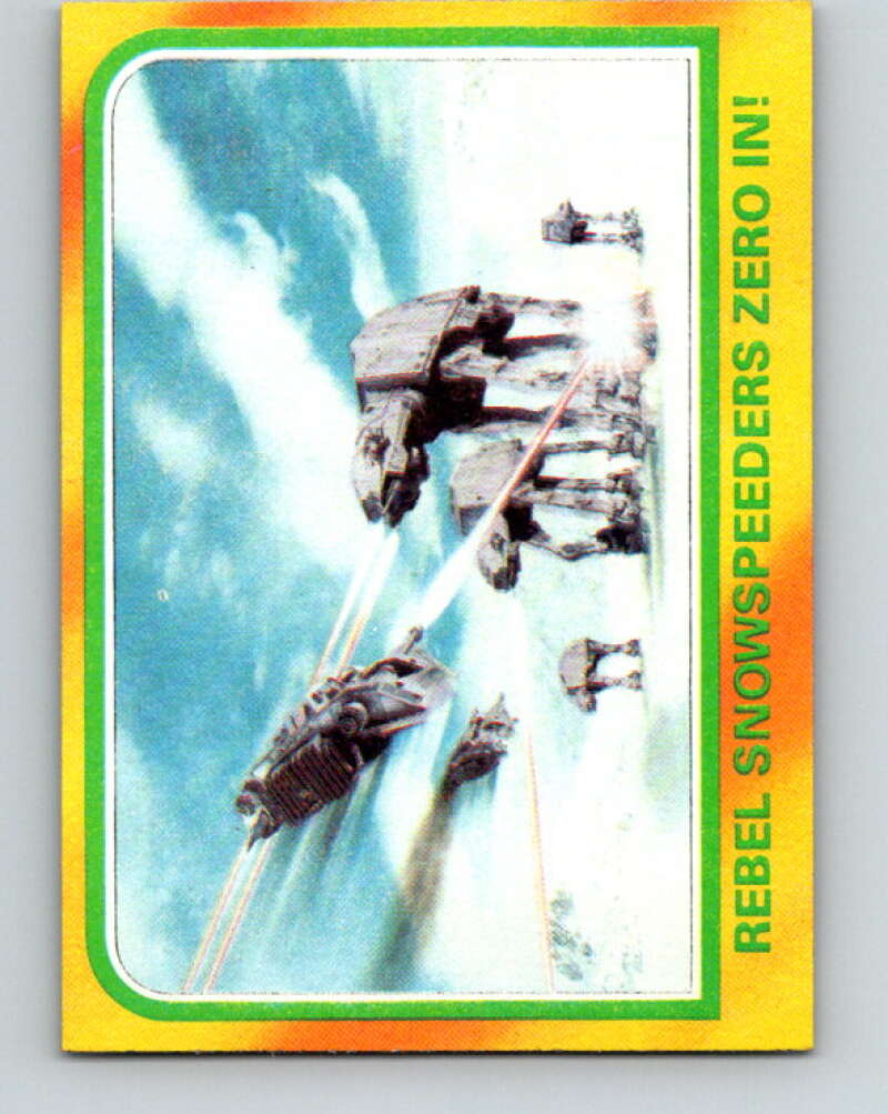 1980 Topps The Empire Strikes Back #327 Rebel Snowspeeders Zero In! V43941