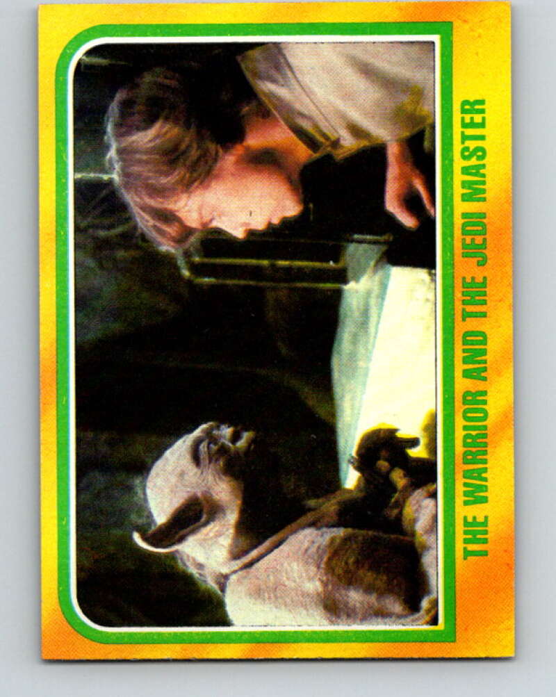 1980 Topps The Empire Strikes Back #332 The Warrior and the Jedi Master V43963