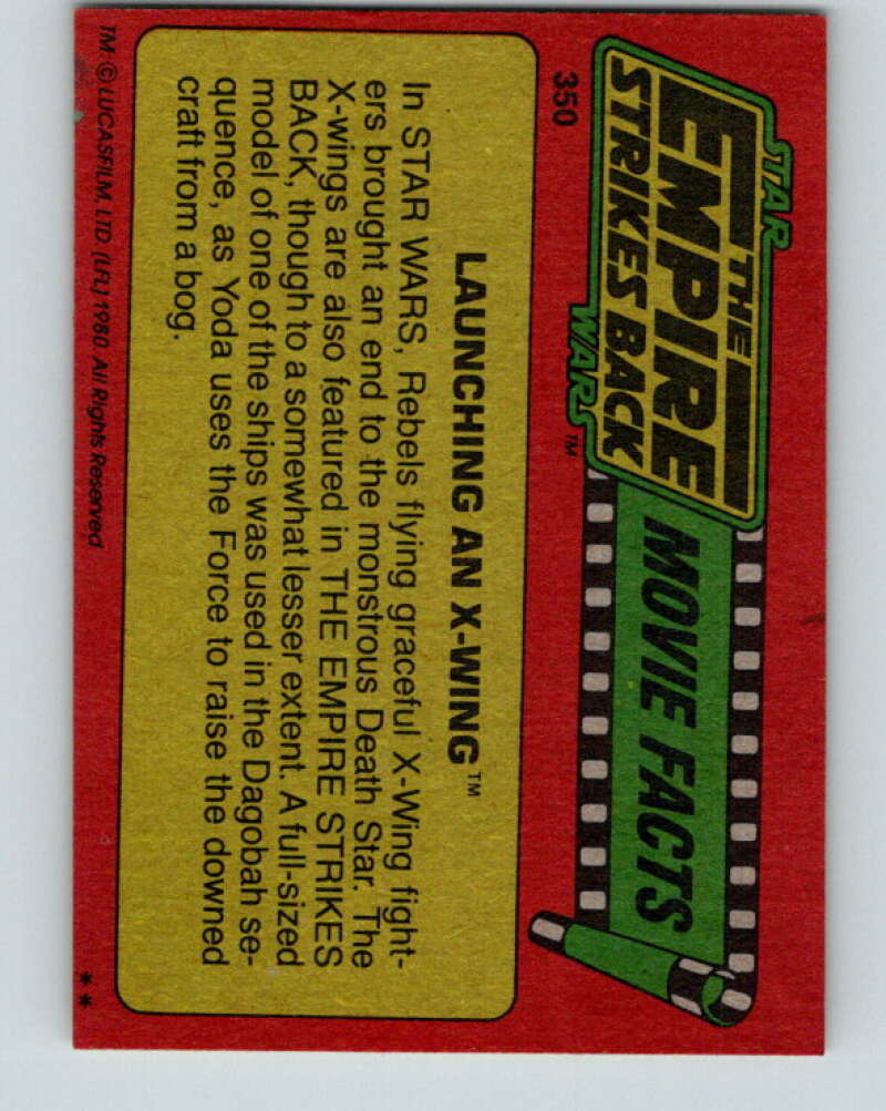1980 Topps The Empire Strikes Back #350 Launching an X-Wing V44054